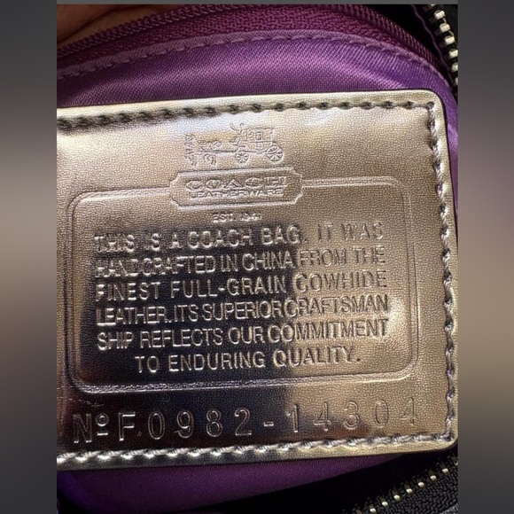 COACH Madison Hailey Black Leather Hobo Bag - Picture 2 of 11